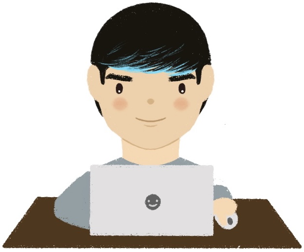 boy using a laptop