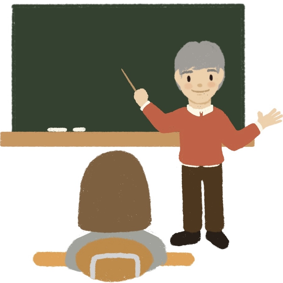 professor lecturing a class