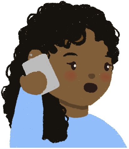 girl on the phone