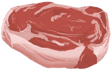 raw beef