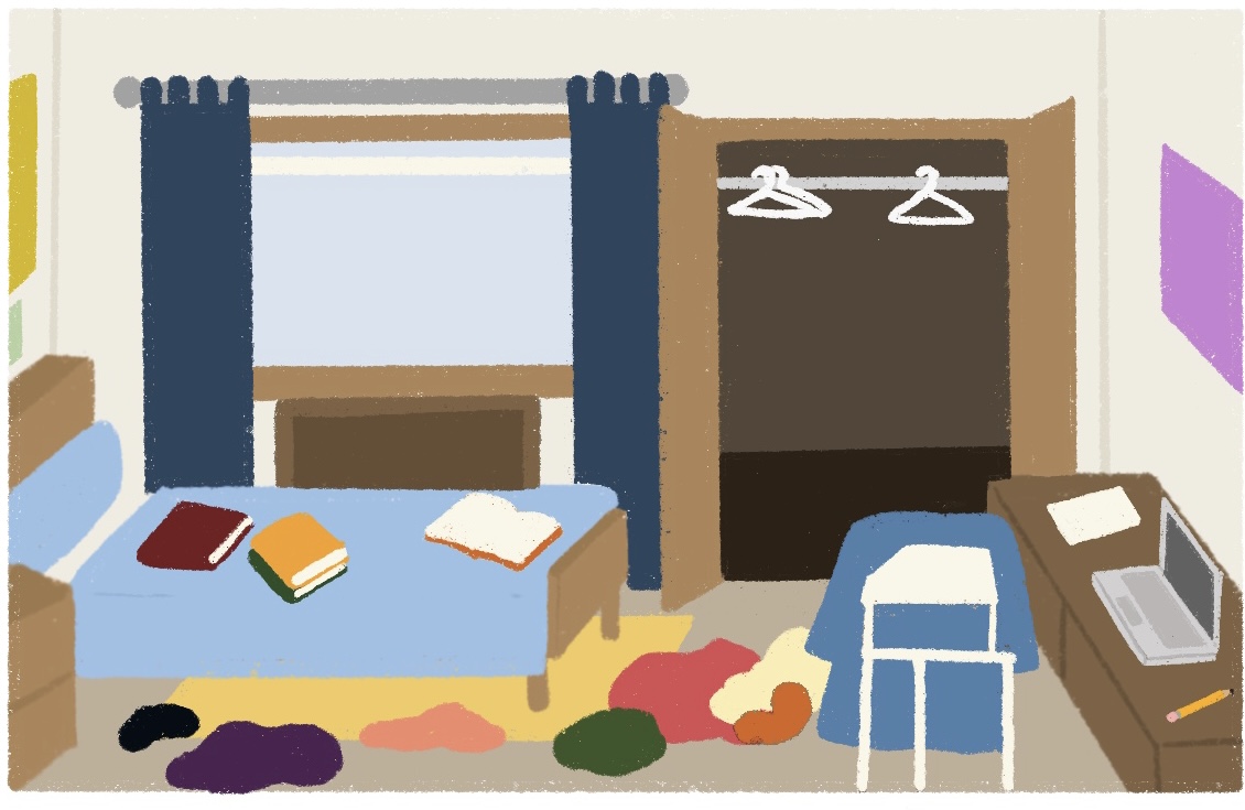 messy room