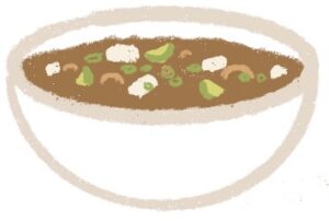 bowl of soybean paste