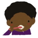 boy brushing his teeth