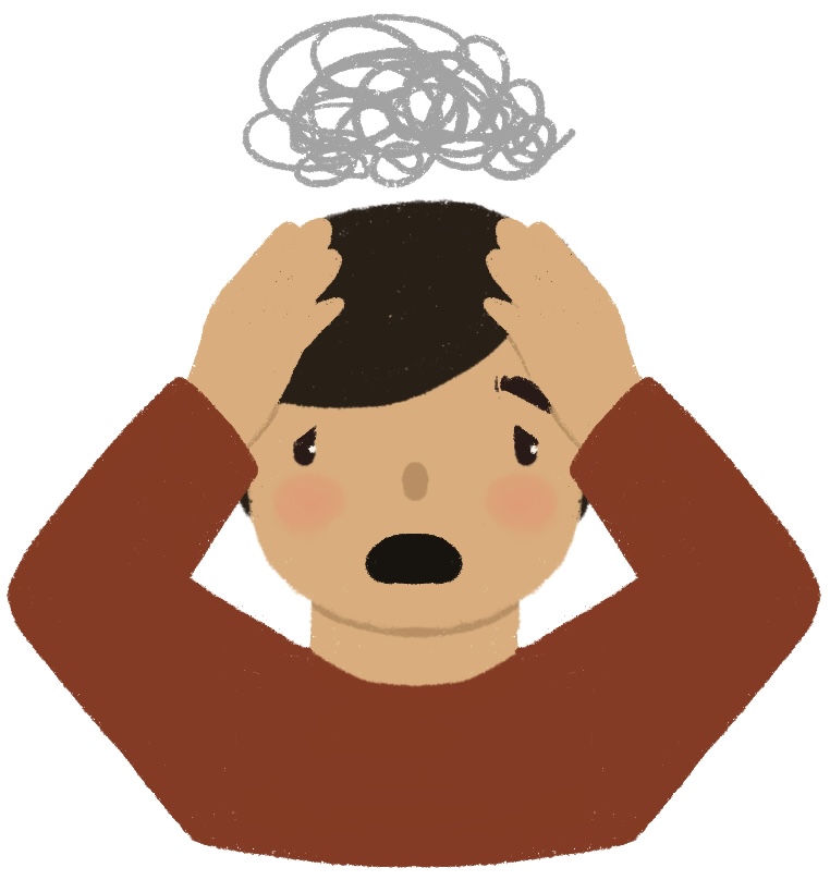 boy who is stressed