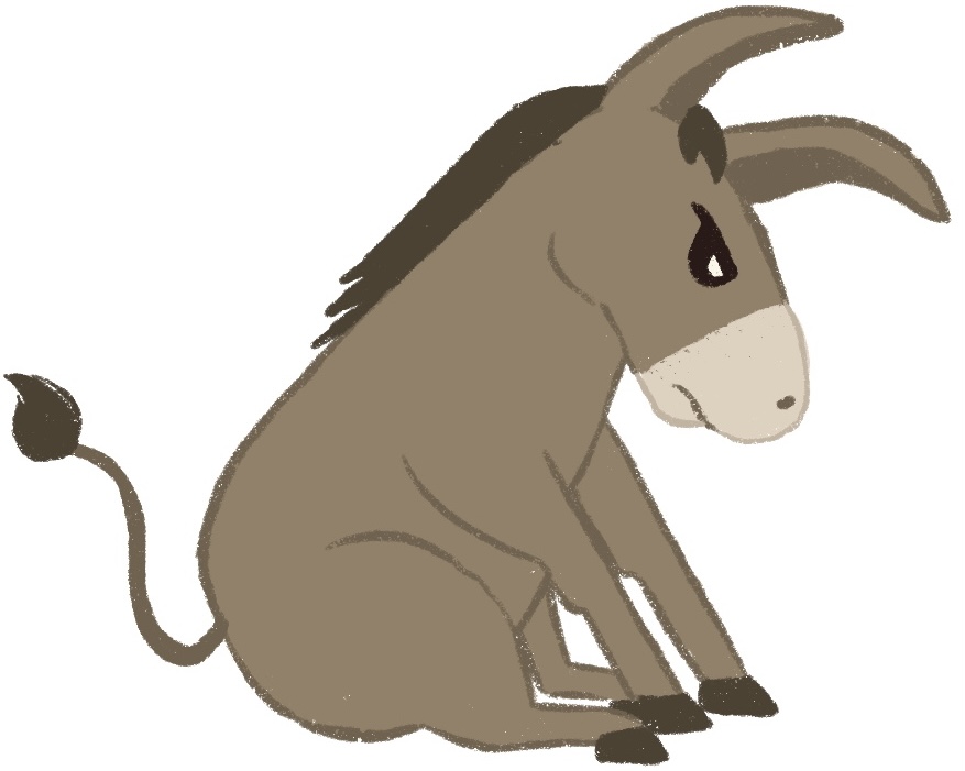stubborn donkey