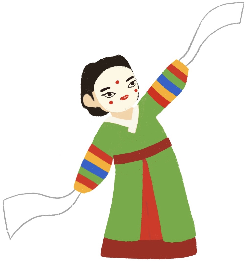 traditional Korean mask dance